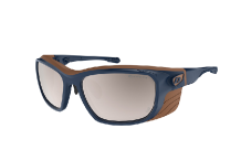 Lunettes glacier, Demetz Piment 2 Bleu Mat / Marron Mat