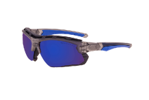 Lunettes glisse, Demetz, Pulsa2 Aqua Gris Cristal Mat / Bleu Mat