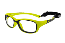 Lunettes anti choc, Demetz, Softness R noir/citron vert taille S