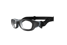 Lunettes anti choc, Demetz, Smash noir mat/gris taille M