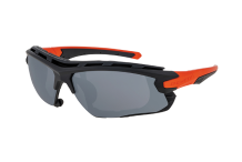 Lunettes glisse, Demetz, Pulsa2 Aqua Noir Mat/Orange