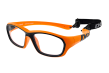 Lunettes anti choc, Demetz, Softness R noir/orange taille M