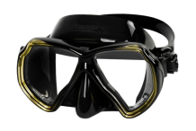Masque de plongée, Beuchat, X contact 2 EVO noir/jaune